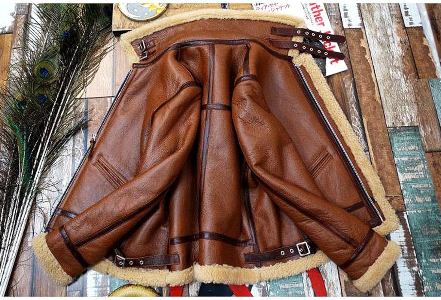 Amazon | [N-brand] □GABRIEL シープスキン 復刻30's USAF TYPE B-3