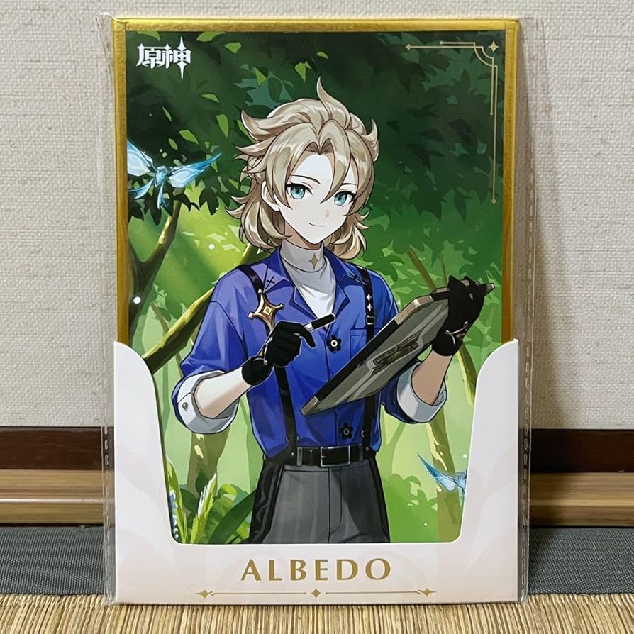 Amazon.co.jp: 公式正規品 原神 アルベド 色紙 森林奇旅 コラボ