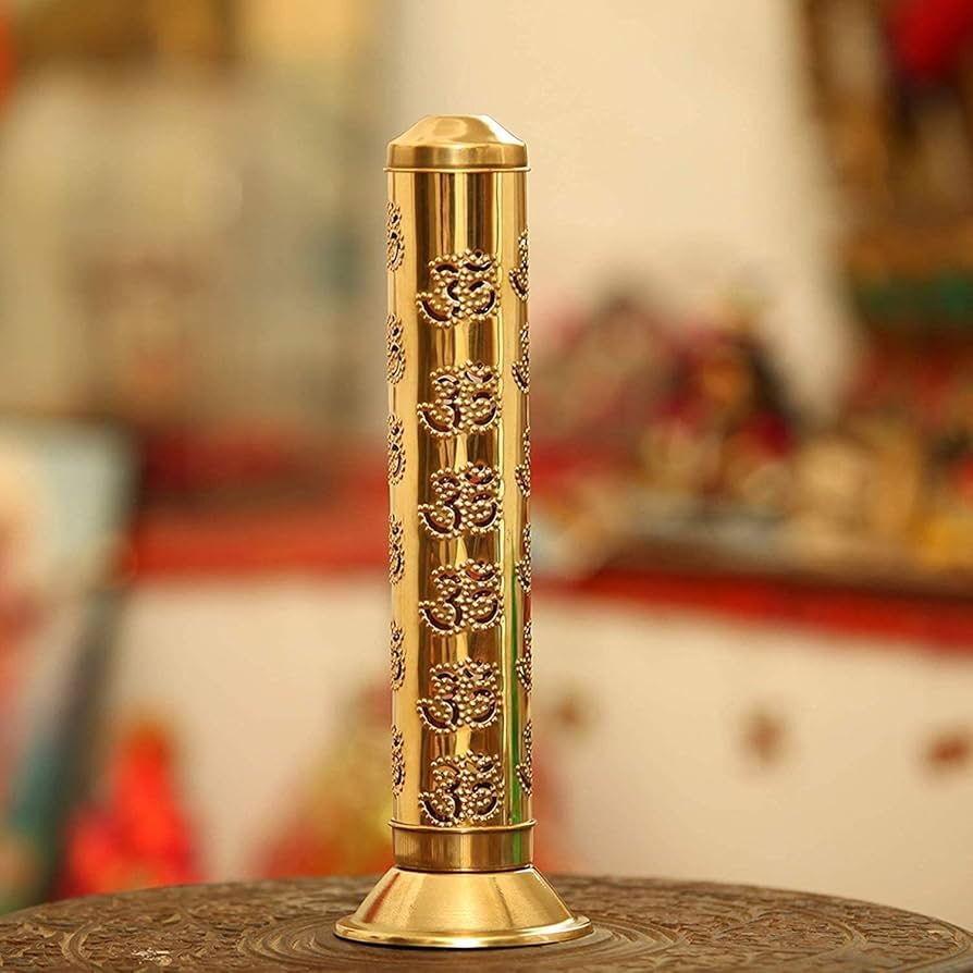Amazon.com: Odishabazaar Safety Agarbatti Stand Brass Gold 26 x