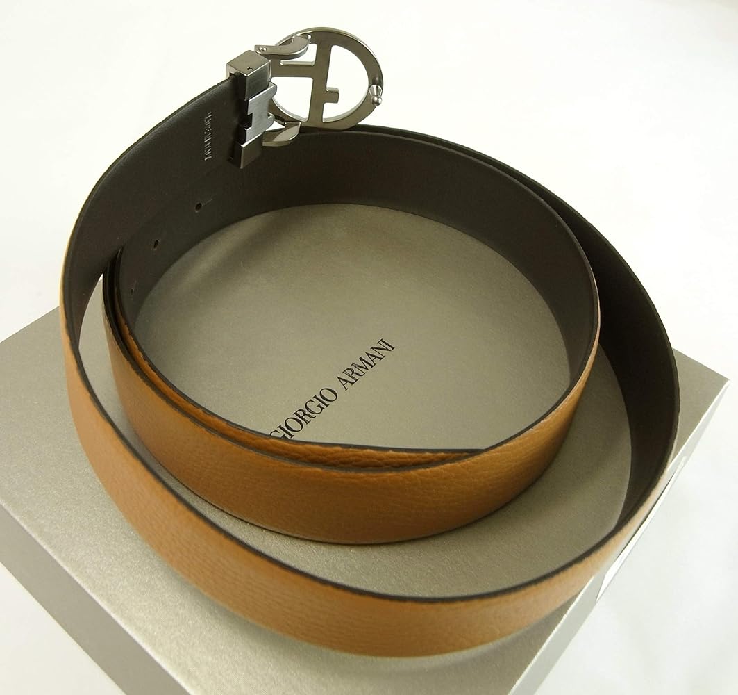 Amazon | [Giorgio Armani] [ジョルジオアルマーニ] ベルト メンズ