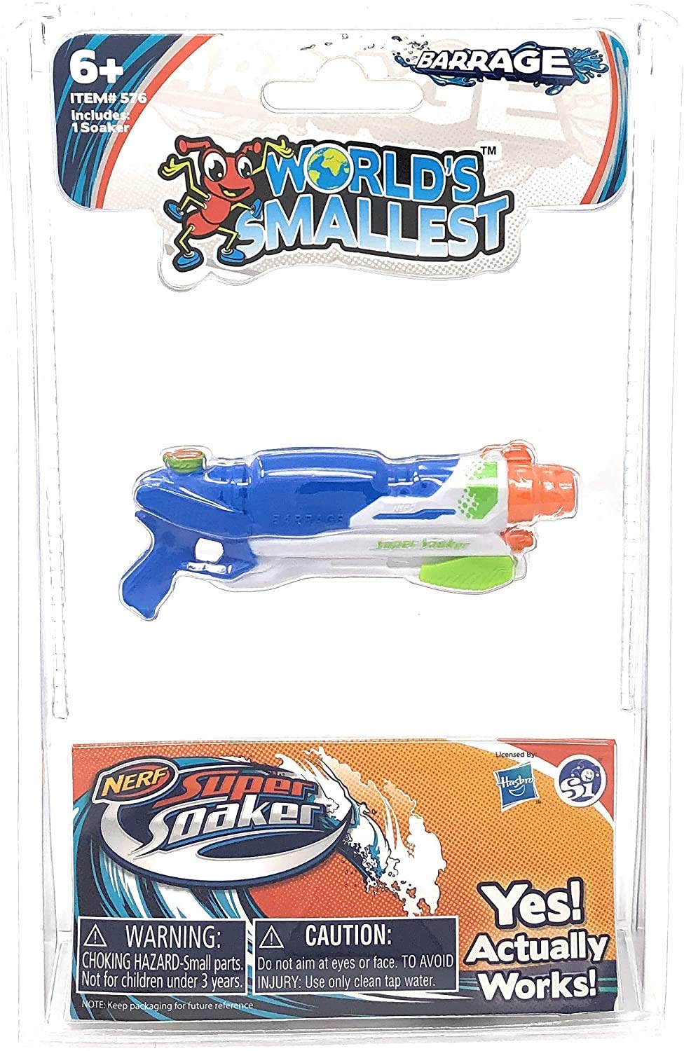 Amazon.com: World's Smallest Super Soaker - Set of 3 - SS50