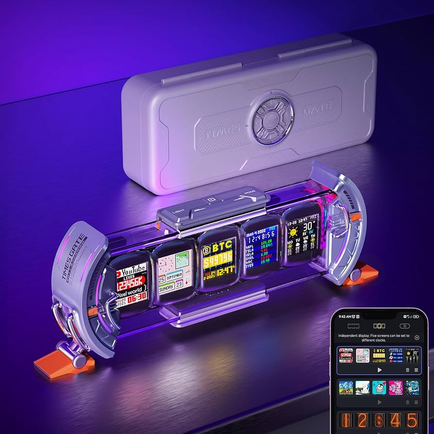 Amazon.com: Divoom Times Gate - Cyberpunk Gaming Setup Digital