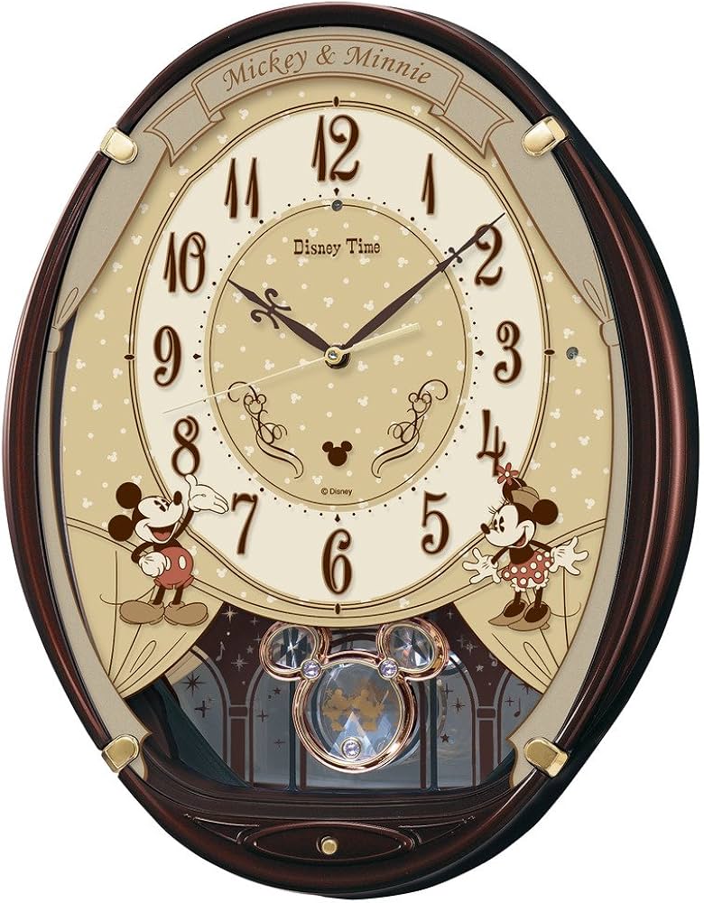 希少 レトロ Disney Time ミッキー 置時計 セイコー FD595G 希少