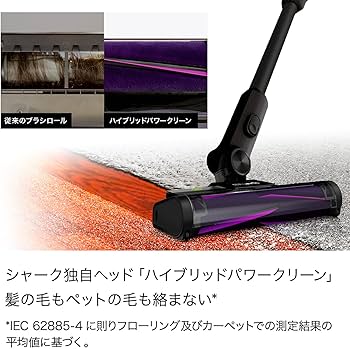 Amazon.co.jp: Shark IW3145JNC CleanSense iQ+ Cordless Stick