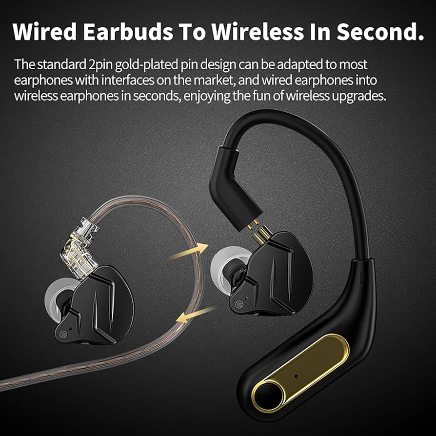 Amazon.com: CCA KZ AZ15 IEM Bluetooth 5.2 Adapter, Sport Wireless