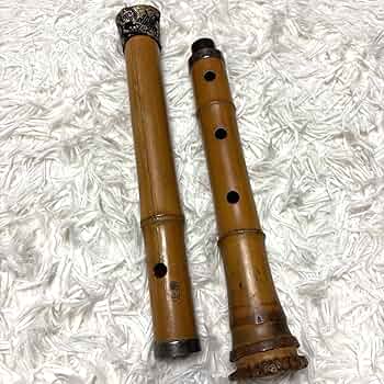 江童銘尺八 尺八 約57cm 銘 朝童 尺八 約57.5cm 銘