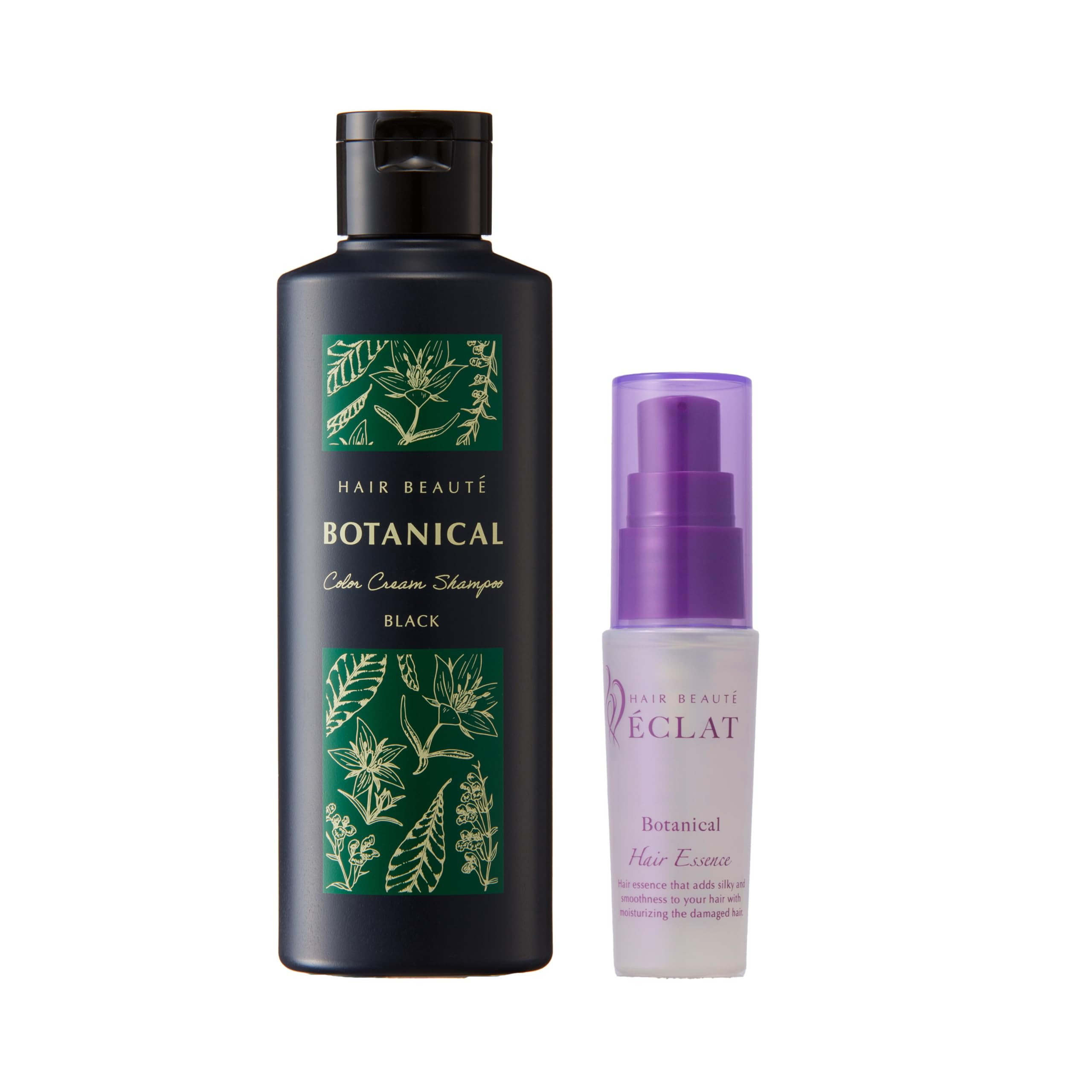 Amazon.co.jp: [Set] Botanical Color Cream Shampoo Black (6.8 fl oz