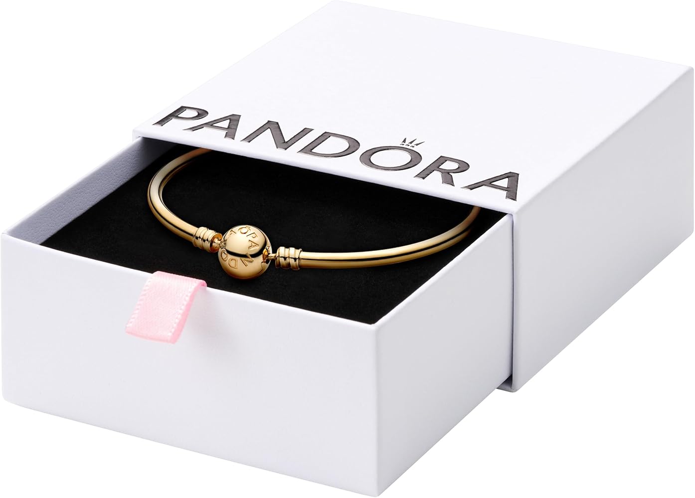 Amazon | PANDORA Moments ボールクラスプバングルブレスレット - 女性