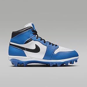 Amazon.com | NIKE Jordan 1 Mid TD Men's Football Cleat (FJ6805-104