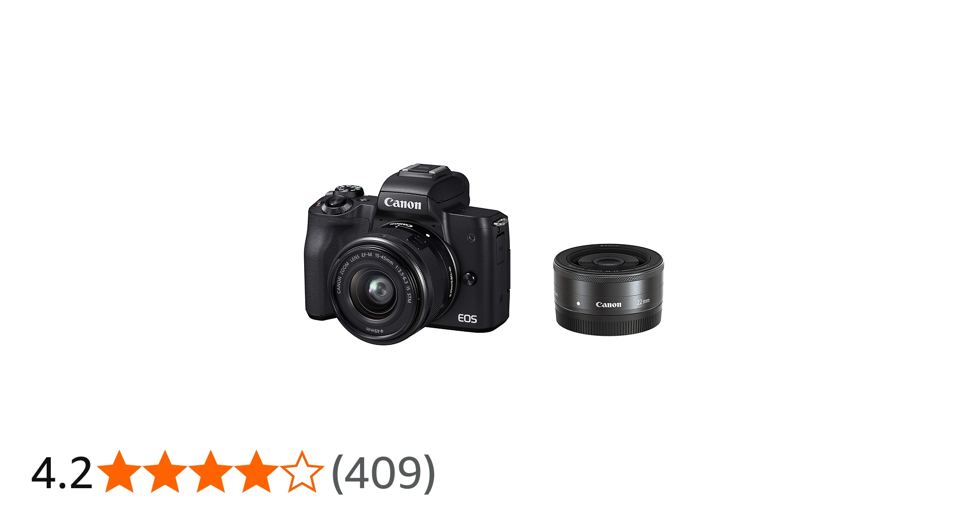 Amazon | Canon ミラーレス一眼カメラ EOS Kiss M ダブルレンズキット