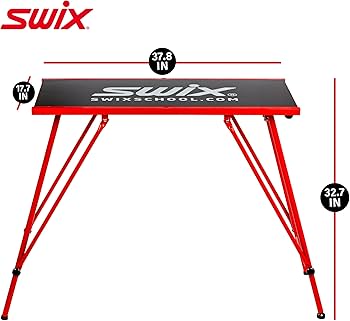 Swix Economy Portable Waxing Table, Red, 96 x 45-cm/25-Pound