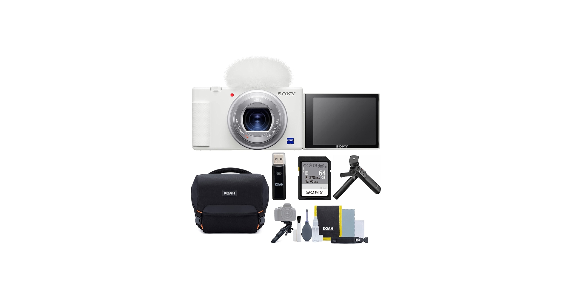 Amazon.com : Sony ZV-1 Compact 4K HD Digital Camera for Content