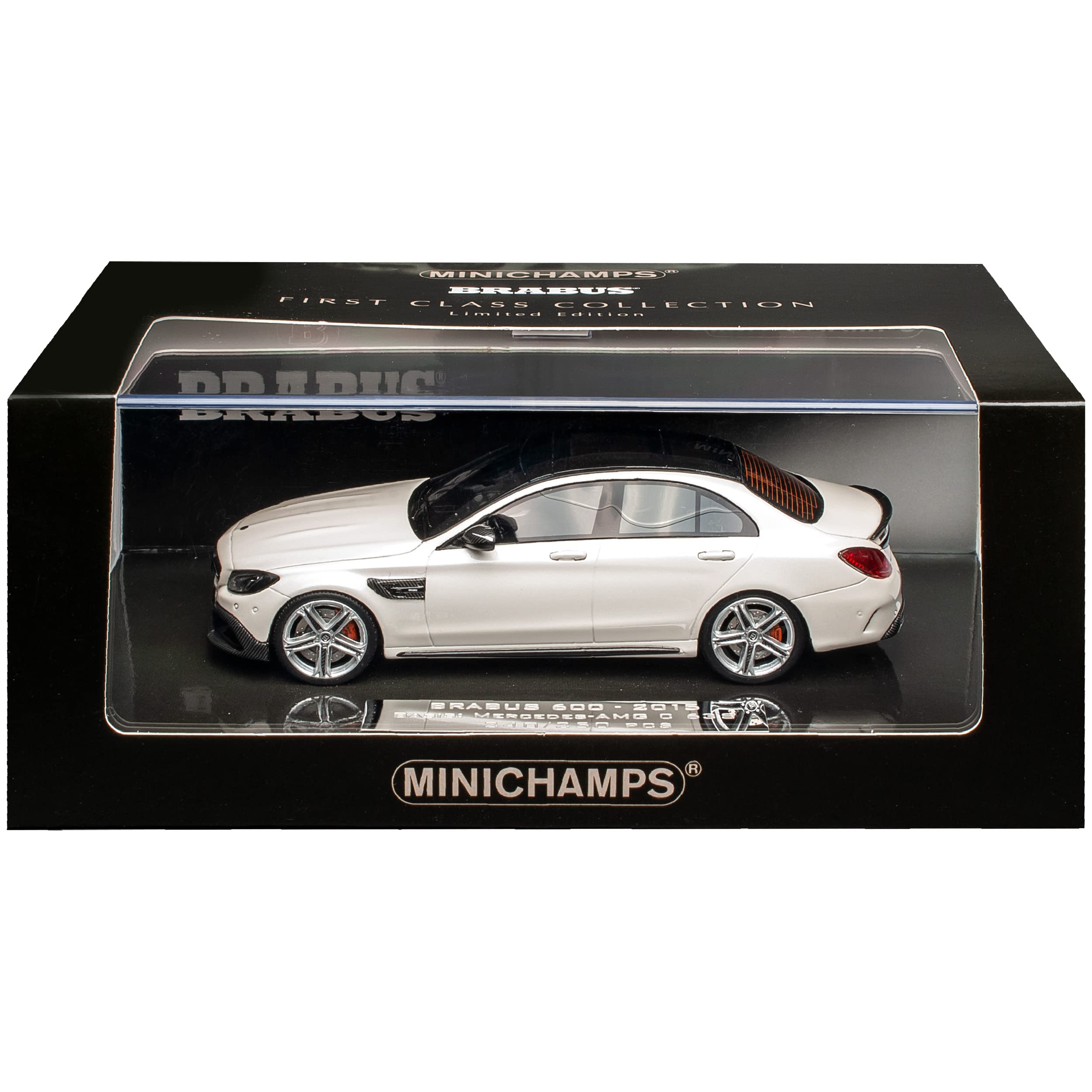 Mercedes-B C-Klasse W205 C63 AMG Bra-Bus 600 Limousine Weiss Ab