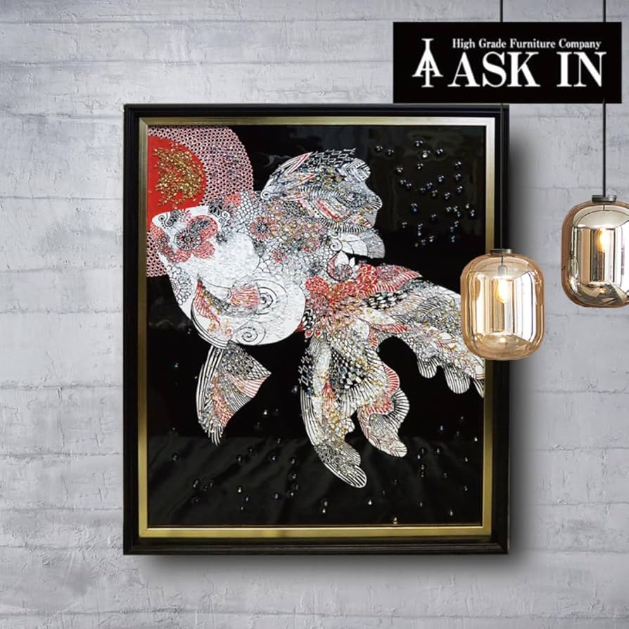 Amazon.co.jp: クリスタルアート バンコ アートパネル 43x53cm 水晶絵