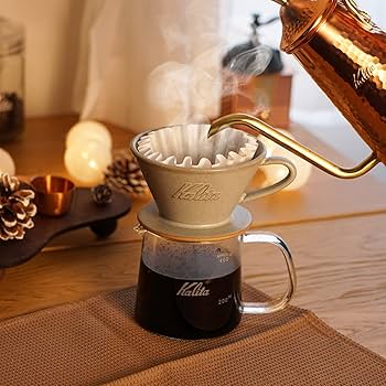 Amazon｜カリタ Kalita コーヒー ドリッパー 美濃焼 保温性が高い 陶器