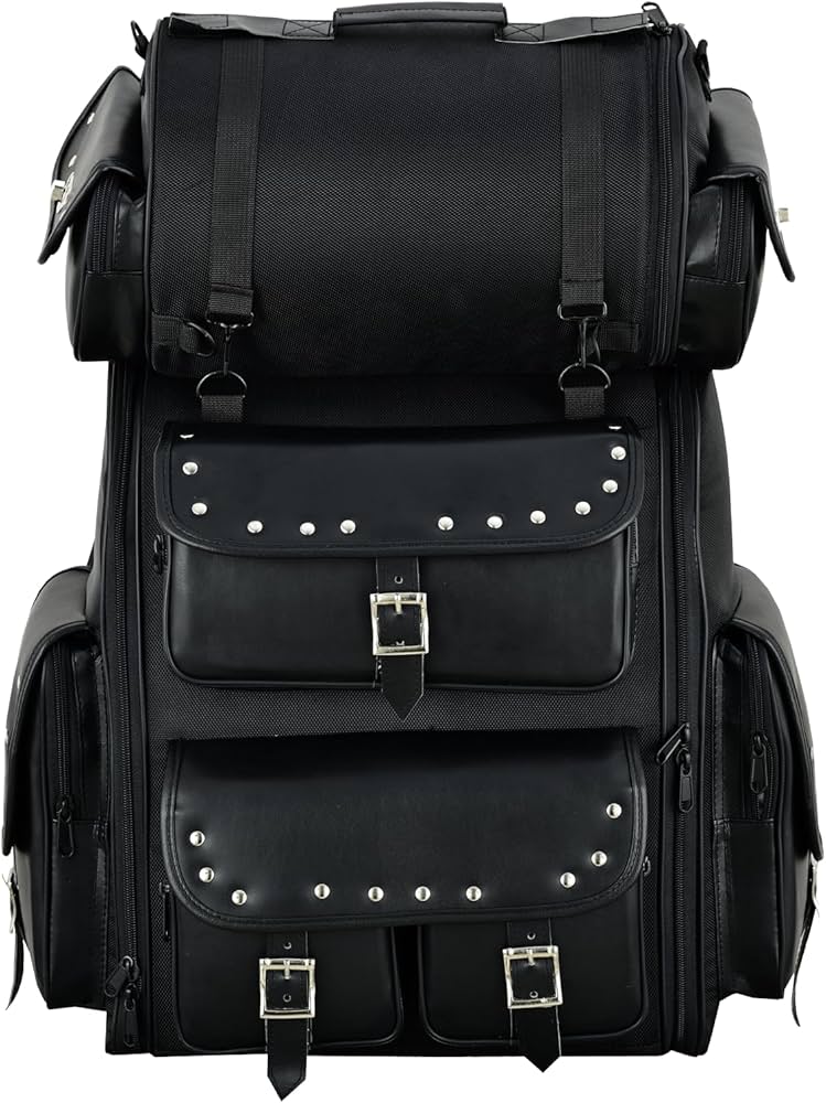 Amazon | VanceレザーLarge Studded 2 Pieceシーシーバーバッグwith