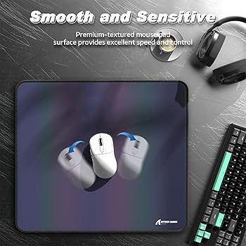 Amazon.com: ATTACK SHARK CM03 Gaming Mouse Pad for Esports Speed