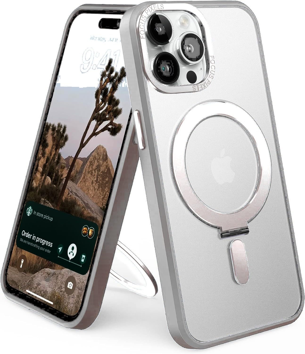 Amazon.co.jp: Magsafe 対応 iPhone12 Pro Max ケーススタンド付き