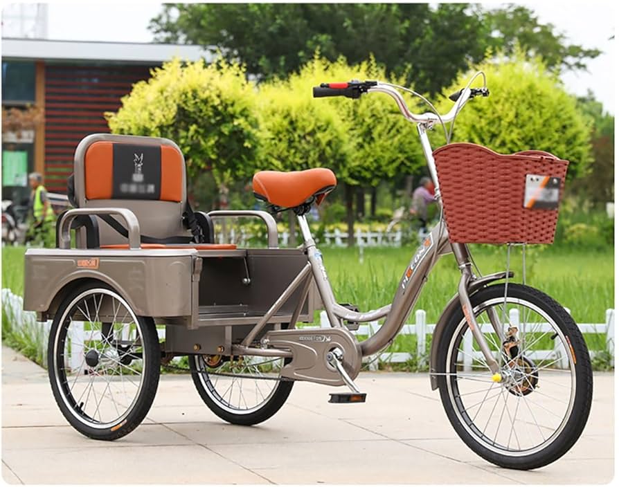 Amazon.co.jp: 大人用三輪車 3つの車輪クルーズトライク 乗客と荷物を