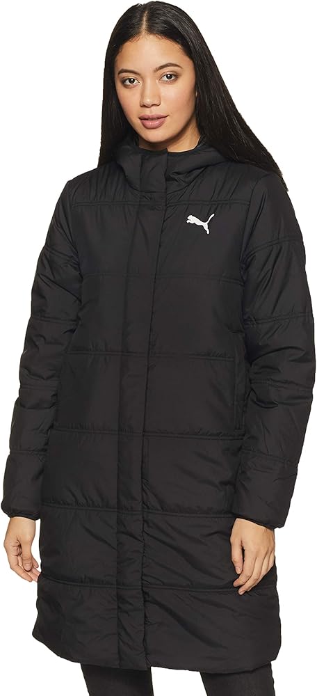 Amazon | ベンチコート レディース 中綿 エッセンシャル パッデド