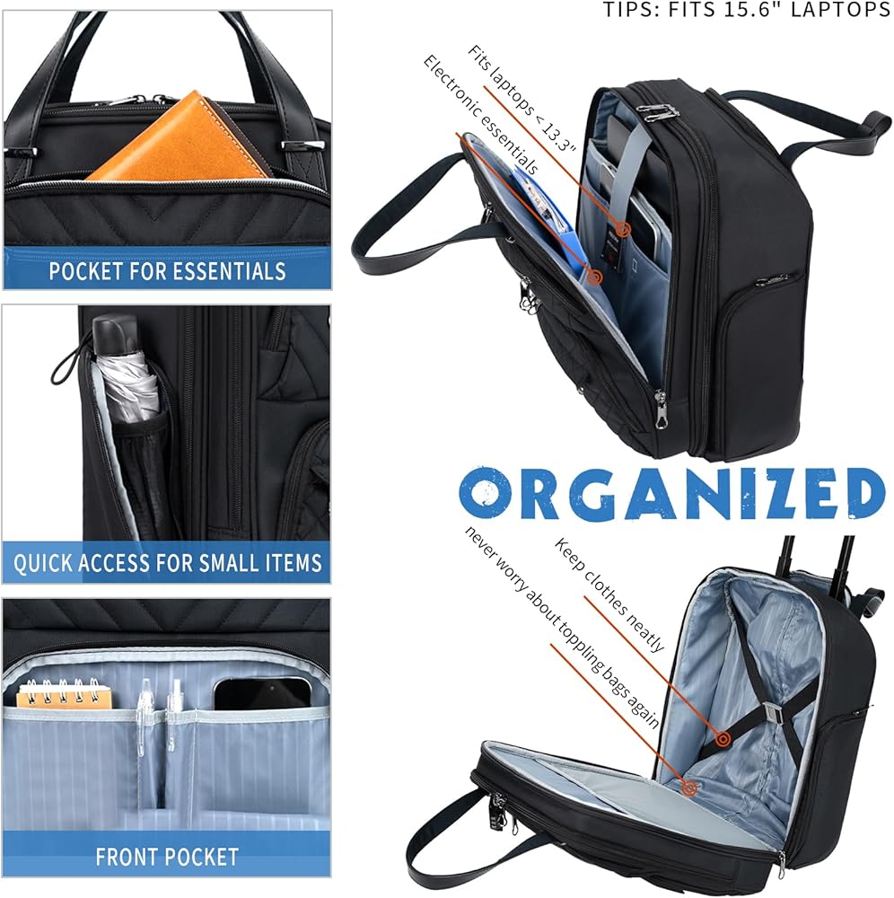 Amazon.co.jp: [KROSER] 15インチ スマートアンダーシート機内持ち込み