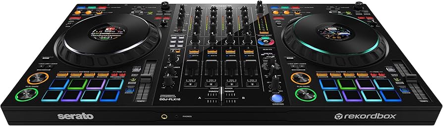 Amazon.com: Pioneer DDJ-FLX10 4-deck DJ Controller with StreamEye