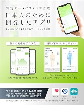 Amazon.co.jp: 体重計 AI×体組成計プレミアム-ジムレベルの44項目全身