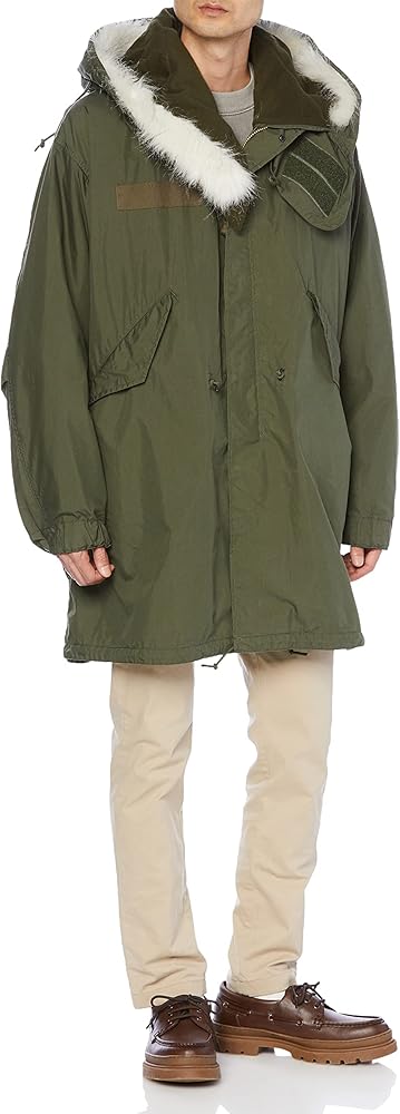 Amazon | [アルファインダストリーズ] ファーコート M-65 モッズコート