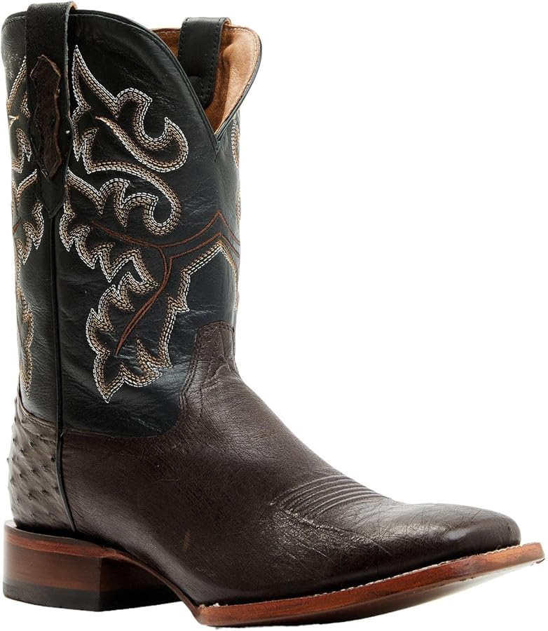 Amazon.com | Cody James Men's Exotic Ostrich Western Boot Broad