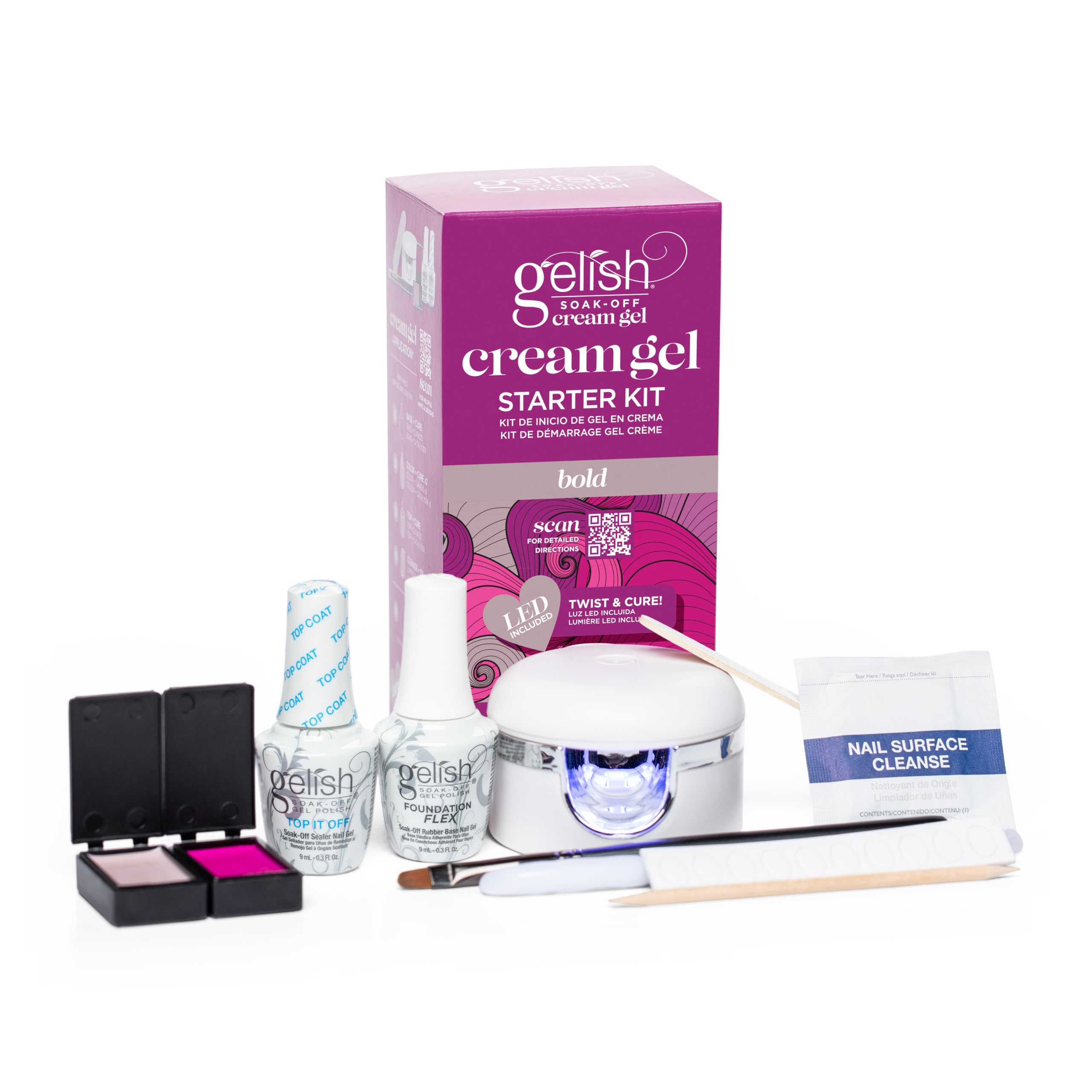 Amazon.com: Gelish Cream Gel – Solid Soak-Off Professional Gel