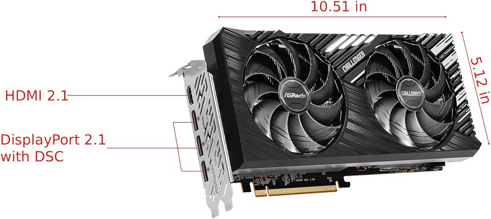 Amazon | ASRock Radeon / RX7700XT 搭載 グラフィックボード GDDR6