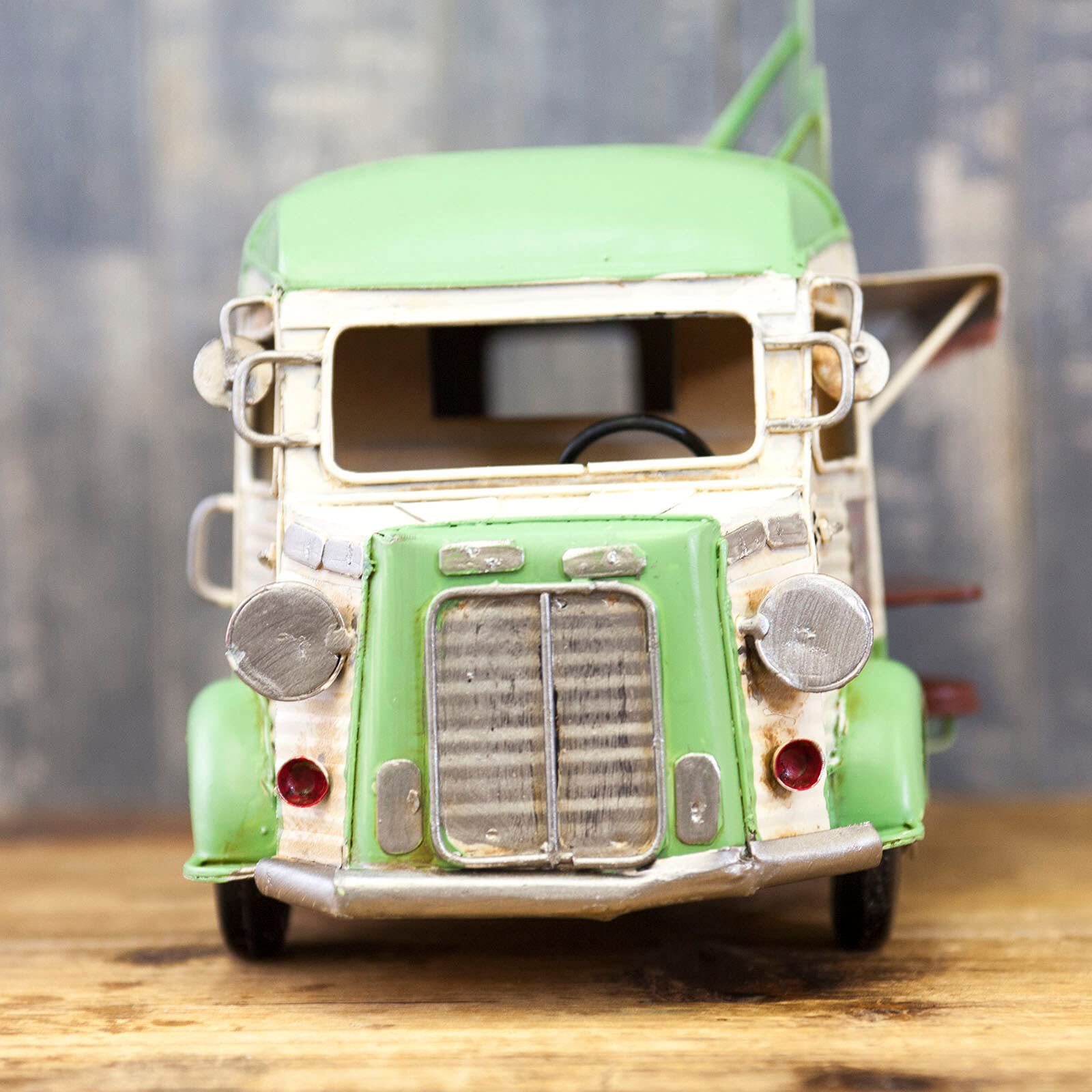 Amazon | AKIZUKI ブリキ製 レトロ ミニチュアヴィンテージカー ピザ