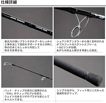 数回投げただけ】ダイワ DAIWA SHORE SPARTAN 96H 数回投げただけ