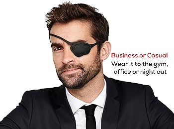 Amazon.com: Eye Patch, Mesh, Aero, See Through, Black, Concave