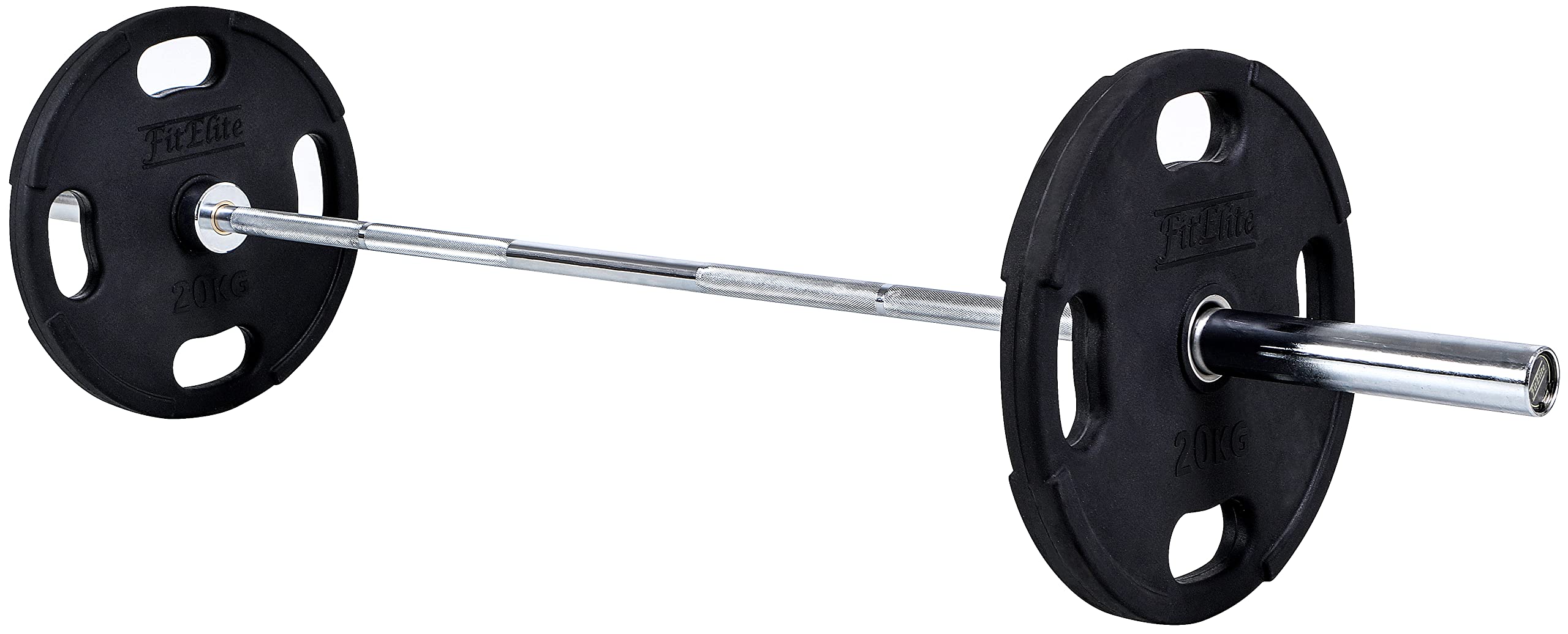 FitEliteフィットエリート オリンピックEZバー120cm 穴径50mm Amazon