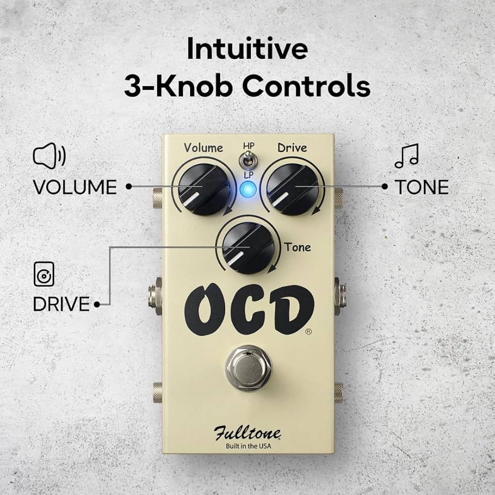 Fulltone OCD Obsessive Compulsive Drive Guitar Overdrive Pedal