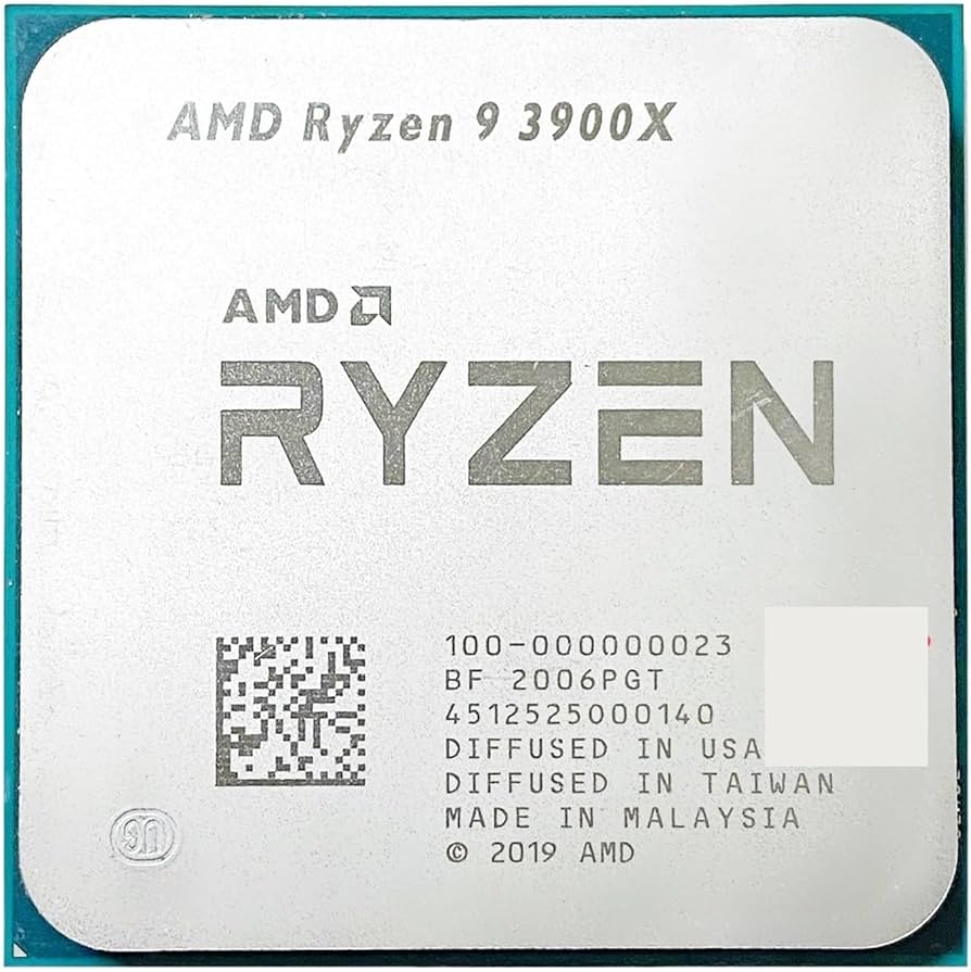 CPU Processor AMD Ryzen 9 3900X R9 3900X 3.8 GHz Twelve-Core 24