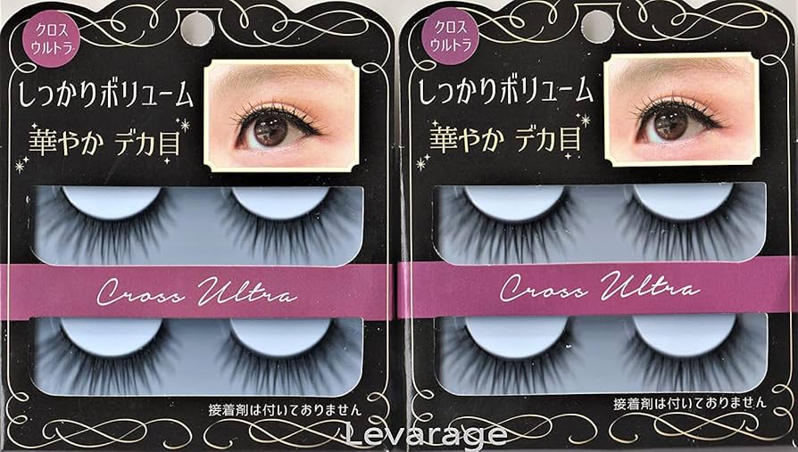 Amazon | つけまつげ4ペア クロスウルトラ しっかりボリューム 華やか