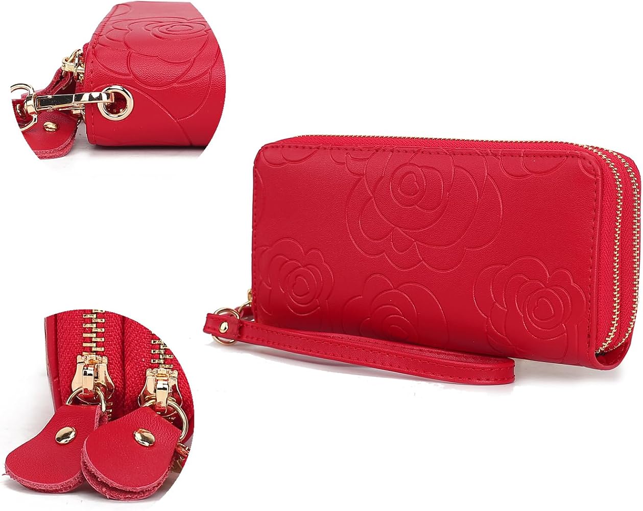Amazon.com: MKF Collection Wristlet Wallet for Women, Leather