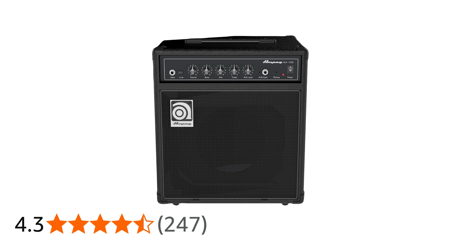Amazon.co.jp: AMPEG BA-108 ベースコンボアンプ V2 : 楽器・音響機器