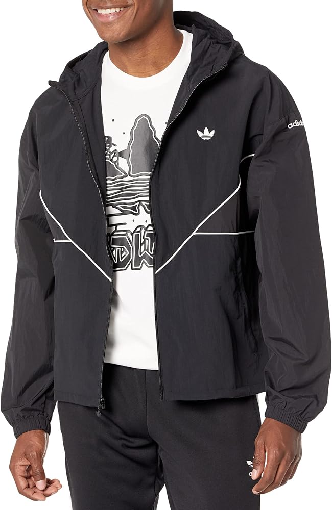 adidas Originals mens Adicolor Seasonal Archive Windbreaker Black