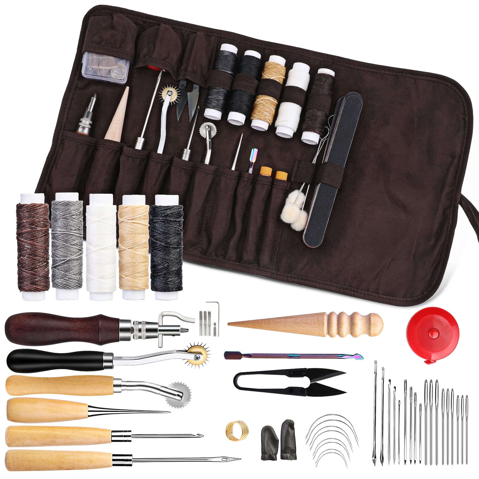 Amazon.co.jp: RMTIME レザークラフト ツール 40ピース スターター