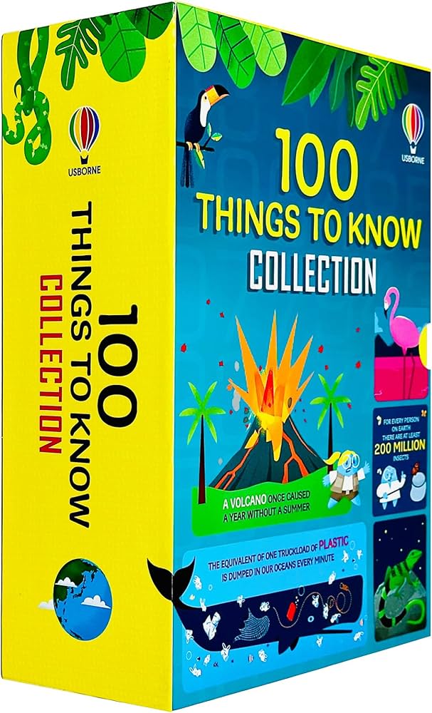 100 THINGS TO KNOW ABOUT BOXSET: Usborne: 9781474999052: Amazon