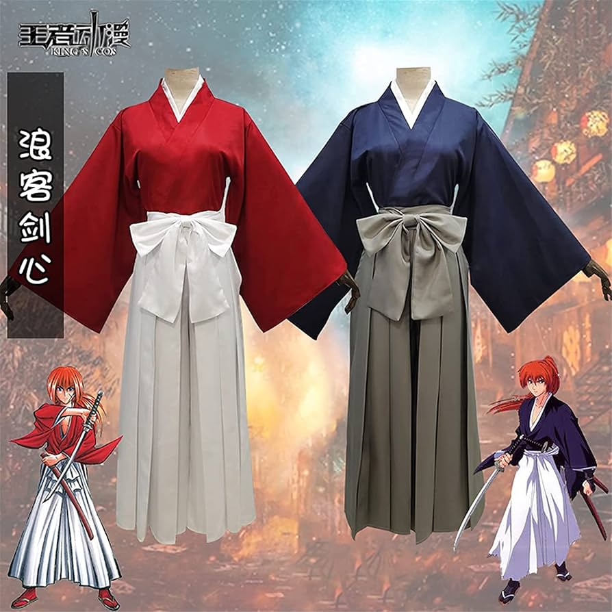 Amazon.co.jp: Opmch_cos コスプレ るろうに剣心 -明治剣客浪漫譚- 緋
