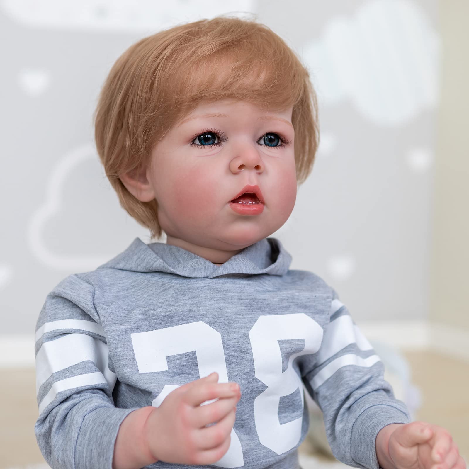 Amazon.co.jp: 75CMリボーン幼児巨大なサイズ赤ちゃん男の子30インチ