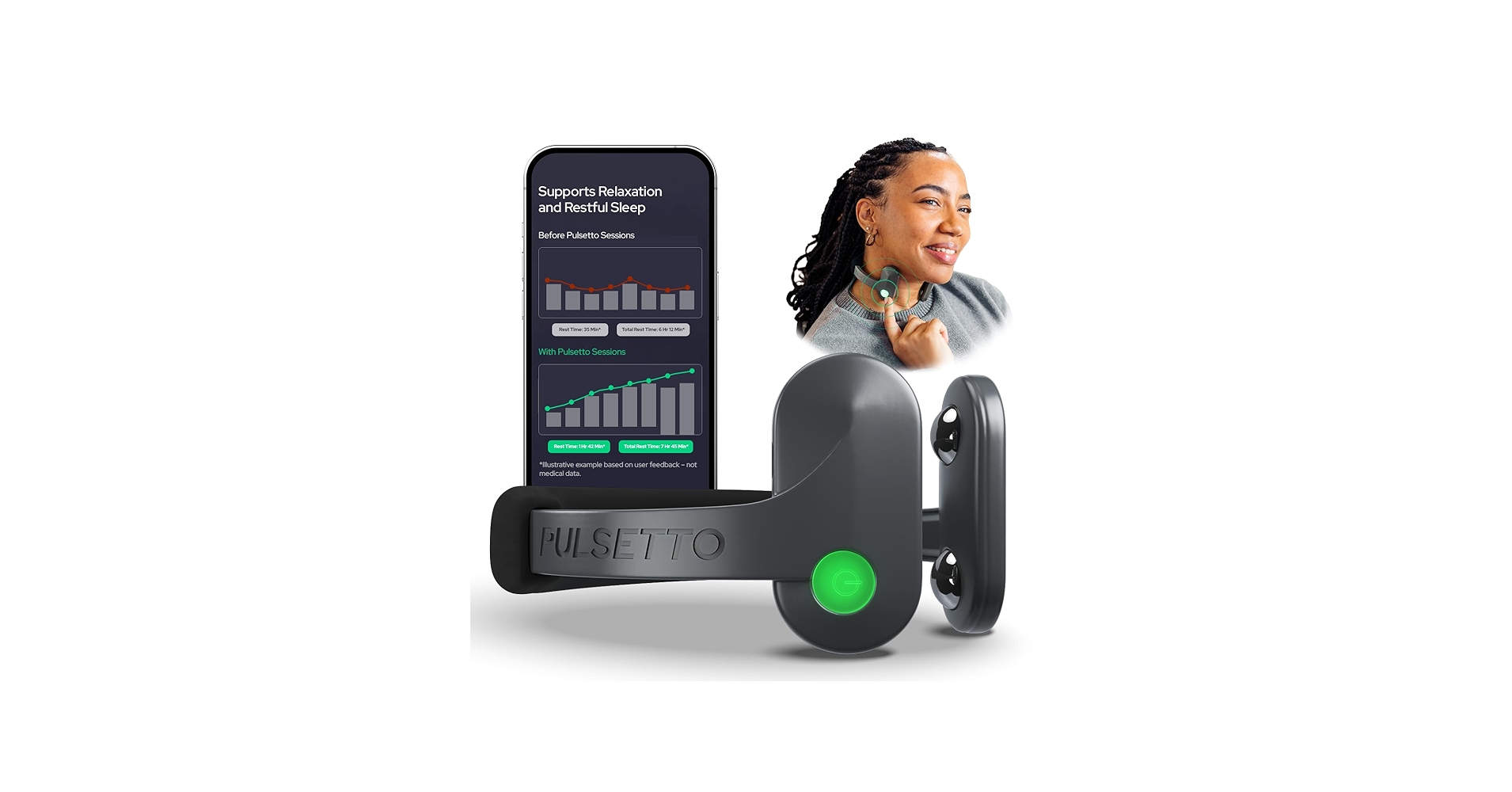 Amazon.com: Pulsetto Wellness Wearable with Vagus Nerve Support