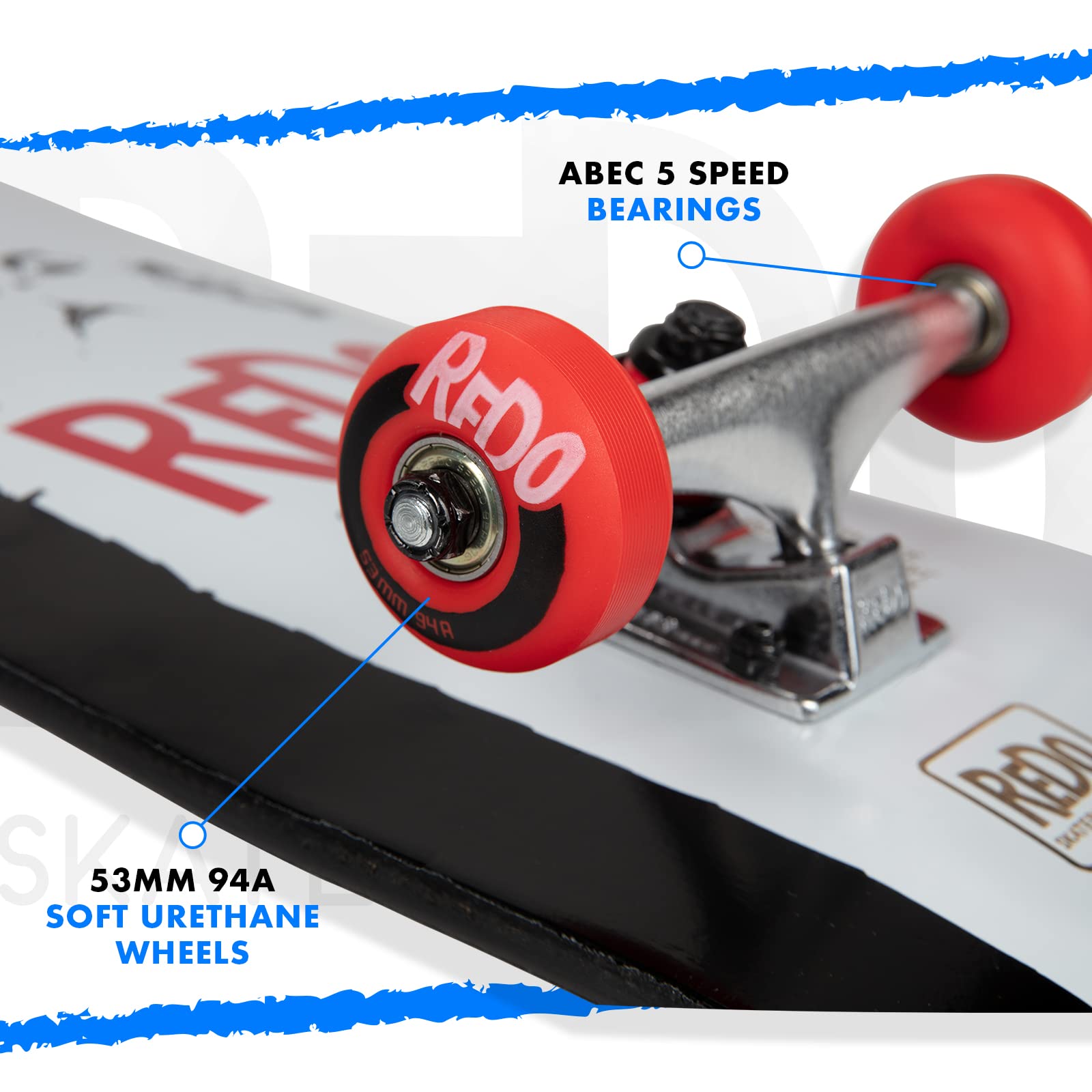 Amazon | ReDo Skateboard Co. ReDo スケートボード 31.25インチ x