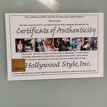 Amazon.co.jp: ハリースタイルズ直筆サイン入り2Lサイズ写真…ワン