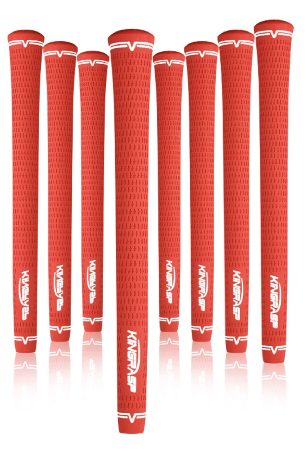 Amazon | KINGRASP ゴルフグリップ 【8本】 スタンダードモデル ラバー