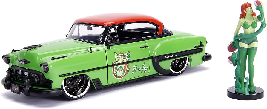 Amazon.com: Jada Toys DC Comics Bombshells Poison Ivy & 1953 Chevy